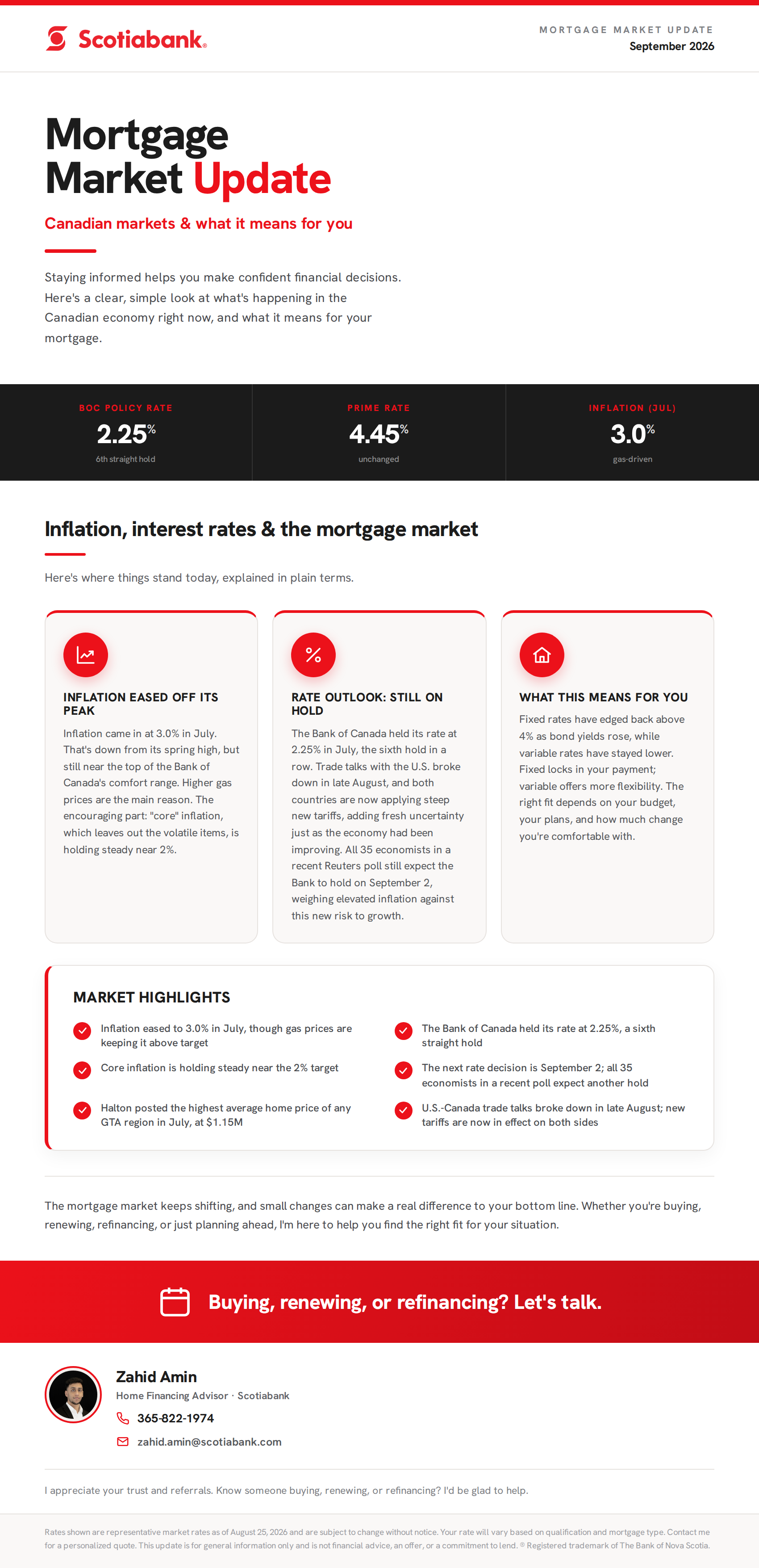 Mortgage Market Update — September 2026